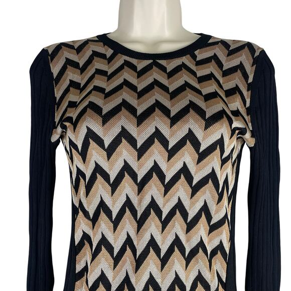 Rag & Bone Elaine Zig Zag Sweater Skirt Matching Set Size XS - Picture 5 of 11